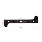 Mähmesser 54 cm (21") links für Husqvarna Jonsered Partner McCulloch Poulan Gartentraktoren (OEM 581517901)