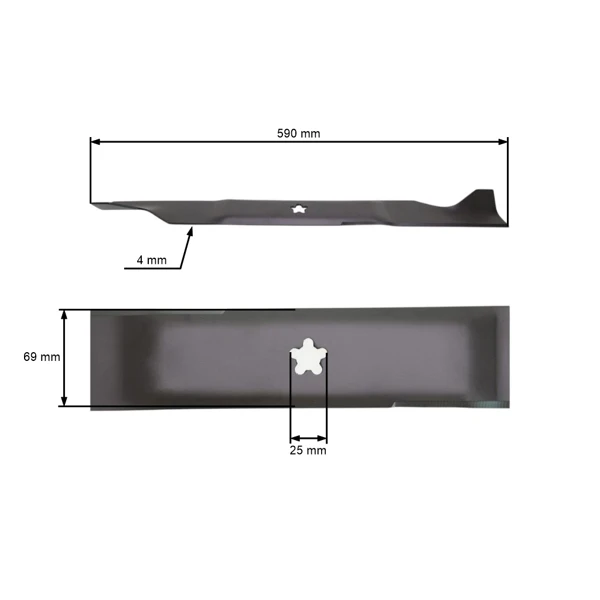 Mähmesser 59 cm (23