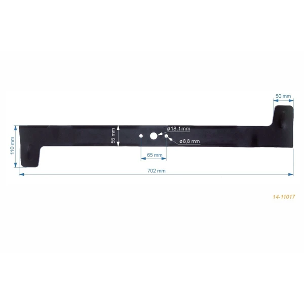 Mähmesser 71 cm (28