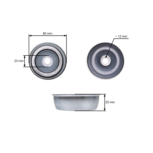 Mähmesser Druckplatte für Stihl FS74 FS87 FS108 FS120 FS130 FS250 HT250 Freischneider (OEM 41267133100)