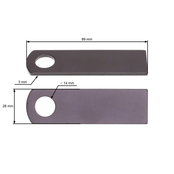 Mähmesser Weibang Vertikutiererklinge WB384RB WB486CRB (46R0306010/04)
