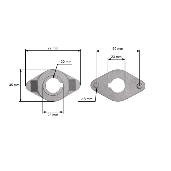 Mähmesserhalter für Gartentraktoren Husqvarna Partner Jonsered PR14 PROFLEX 18 RIDER 13 RIDER 850 HST FR2111 (OEM 506534101)