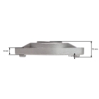 Mähmesserhalter für Gartentraktoren Husqvarna Partner Jonsered PR14 PROFLEX 18 RIDER 13 RIDER 850 HST FR2111 (OEM 506534101)