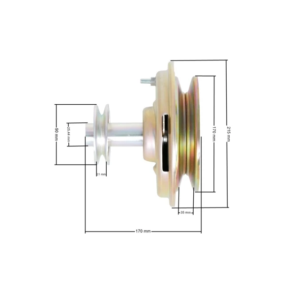 Mechanische Kupplung für Gartentraktoren Gutbrod Bolens Lawnflite MTD Yardman Blackline Motec Sunline Oleomac Efco (OEM 717-1788A)