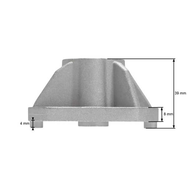 Messerhalter für Castel Garden Rasenmäher (OEM 89000003/0 22463255/1 22463015)