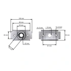 Messerhalter für Chinamäher und Hobbymäher Castorana Hortmasz Daye (OEM 26300123803 DYM1578-84)
