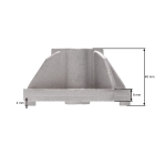 Messerhalter für Gartentraktoren Castel Garden Stiga Viking Honda Dolmar Brill Sabo Solo (OEM 25463200/0 1136-0221-01 1134-9159-01 664 463 200 25463200)