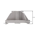 Messerhalter für Gartentraktoren Castel Garden Stiga Viking Honda Dolmar Brill Sabo Solo (OEM 25463200/0 1136-0221-01 1134-9159-01 664 463 200 25463200)