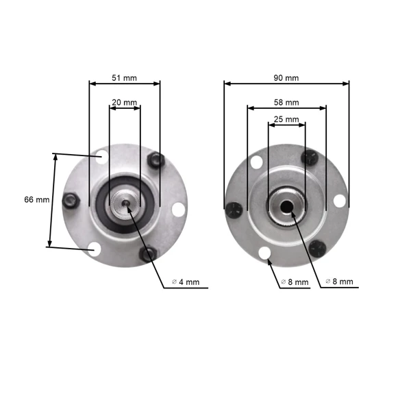 Messerhalter für Gartentraktoren MTD Gutbrod Golf Turbo Silent Castorama Central Park Fleurelle Floraself Agria Mastercut Brill (OEM 717-0900 753-05405)