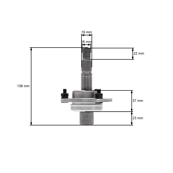 Messerhalter für Gartentraktoren MTD Gutbrod Golf Turbo Silent Castorama Central Park Fleurelle Floraself Agria Mastercut Brill (OEM 717-0900 753-05405)