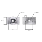 Messerhalter für Husqvarna Jonsered Partner McCulloch Craftsman (OEM 532421176 532085543 532189179 189179 421176)