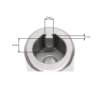 Messerhalter für MTD Cub Cadet Wolf Troy-Bilt Mäher EFCO OLEO-MAC Oleomac (OEM 748-04096)