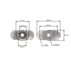 Messerhalter für MTD Cub Cadet Wolf Troy-Bilt Mäher EFCO OLEO-MAC Oleomac (OEM 748-04096)