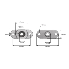 Messerhalter für MTD Rasenmäher (OEM 748-0323 753-0465 753-0484 948-0323 953-0484)