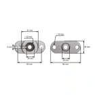 Messerhalter für MTD Rasenmäher (OEM 748-0323 753-0465 753-0484 948-0323 953-0484)