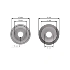 Messerhalter für Murray Yardking Gartentraktor (OEM 491926 1001035 92466 91926 092466MA MU092466MA MU1001035MA 1001035MA 092466MA)