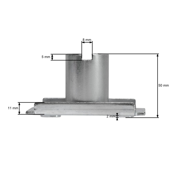 Messerhalter für NAC Chinesische Rasenmäher und Hobbymäher (OEM WR65700 65704A WR65715)