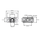 Messerhalter für NAC Chinesische Rasenmäher und Hobbymäher (OEM WR65700 65704A WR65715)