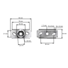 Messerhalter für NAC Chinesische Rasenmäher und Hobbymäher (OEM WR65700 65704A WR65715)