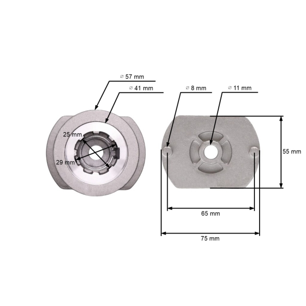 Messerhalter für Rasenmäher Castel Garden Stiga (OEM 22465608/0)