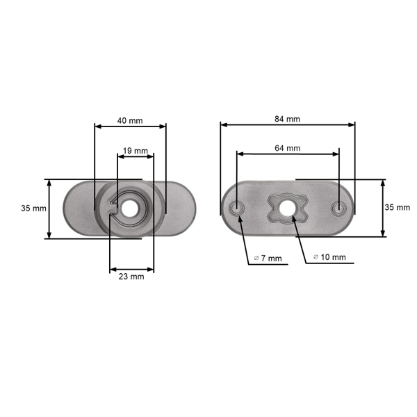 Messerhalter MTD Gutbrod Yardman Bolens (OEM 748-0376C)