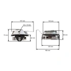 Messerkupplung für Gartentraktoren Alpina Castel Garden Stiga Mountfield (OEM 18399065/0 1136-0837-01 5915-12 118399065/1 18399065/1)
