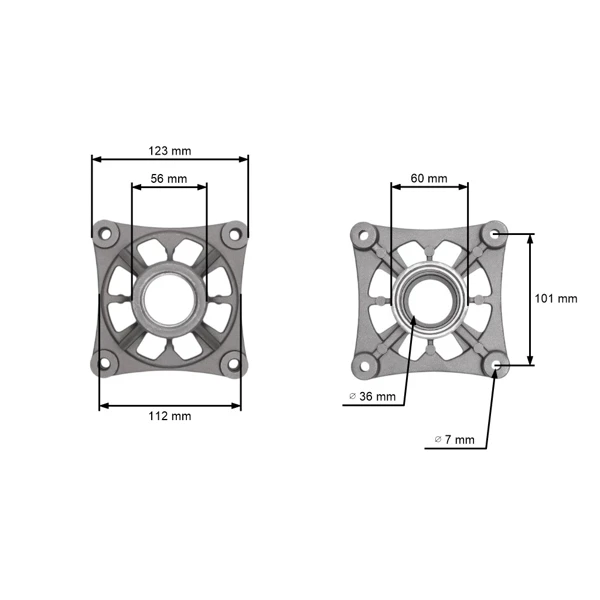 Messerspindel für Gartentraktoren Husqvarna Jonsered McCulloch (OEM 581650801 581650501)