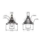 Messerspindel für Gartentraktoren Husqvarna Jonsered Partner McCulloch Craftsman Poulan (OEM 532130794 130794)