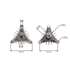Messerspindel für Gartentraktoren Husqvarna Jonsered Partner McCulloch Craftsman Poulan (OEM 532165579 165579)