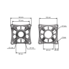 Messerspindel für Gartentraktoren Husqvarna McCulloch Jonsered (OEM 580796101 587126105 580856001)