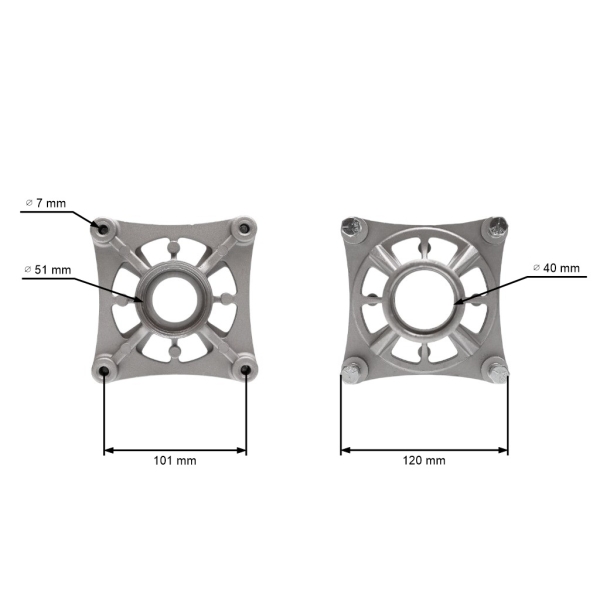 Messerspindel für Husqvarna Jonsered Partner McCulloch Craftsman Poulan Gartentraktoren (OEM 532187281)