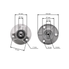Messerspindel rechts für Gartentraktoren Stiga Honda Castel Garden (OEM 382207203/0 82207203/0 1136-0482-01)