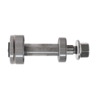 Messerwelle 126,8 mm für Husqvarna Craftsman Poulan Gartentraktoren (OEM 532137553 137553)