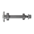 Messerwelle 175 mm für Husqvarna McCulloch Jonsered Gartentraktoren (OEM 580854701 587126105 580856001)