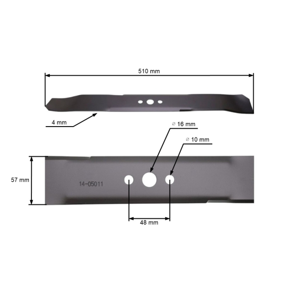 Mulchmesser 51 cm (20") für Husqvarna Partner McCulloch Poulan Jonsered Rasenmäher (OEM 532145106 531006061 531006063 532129277)