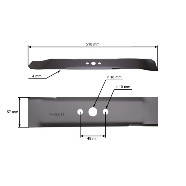 Mulchmesser 51 cm (20") für Husqvarna Partner McCulloch Poulan Jonsered Rasenmäher (OEM 532145106 531006061 531006063 532129277)