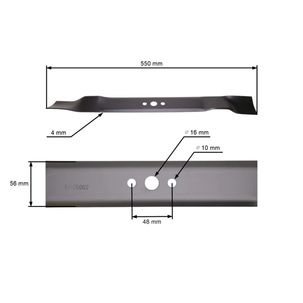 Mulchmesser 55 cm (22") für Husqvarna Partner McCulloch Poulan Rasenmäher (OEM 532141114 532157101)