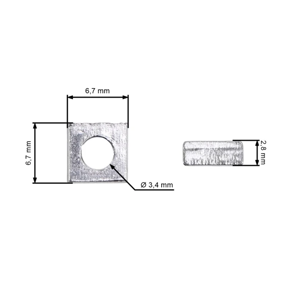 Muttern für Kettensägen Husqvarna 362 365 371 372 395 455E RANCHER II 465RANCHER II 545 550XP 555 556 560XP 562XP 570 570II 575XP 576XP Jonsered CS2163 CS2165 CS2252 CS2258 (OEM 503226503)