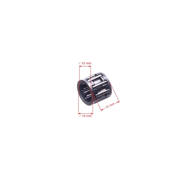 Nadellager für Kettenrad 10 mm x 14 mm x 12 mm für Kettensägen Husqvarna 36 41 136 137 141 142 Jonsered 2036 2040 Poulan 2775 2900 Partner 351 McCulloch M4620 (OEM 530032119)