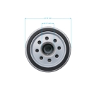 Ölfilter 64 mm x 54 mm für Kohler Kawasaki John Deere MTD Yard Man Motoren (OEM 49065-2057)