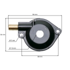 Ölpumpe für Husqvarna 120 MARK II 230 235 236 240 Jonsered CS2234 CS2234S CS2238 McCulloch CS340 CS380 Kettensägen (OEM 545069301)