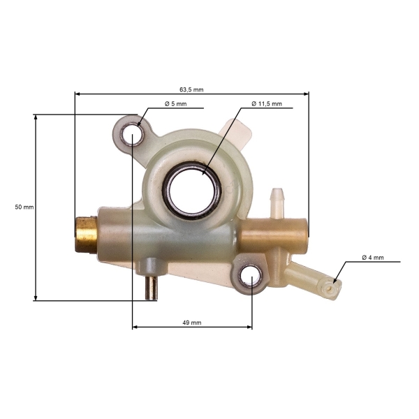 Ölpumpe für Kettensägen Alpina Castor CP450 CP460 CP500 CP510