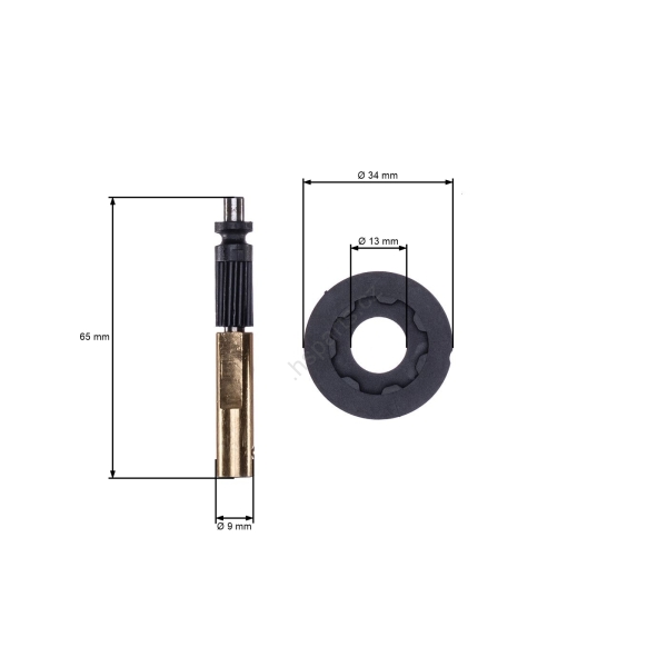 Ölpumpe für Kettensägen Husqvarna 135 140 140E 340 435 435 II 440 Jonsered CS2240 CS2240S II McCulloch CS350 CS410 (OEM 544212401 540057901 537154801)