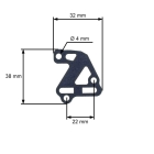 Ölpumpendichtung für Stihl 030 031 032 038 042AV 048 056 MS380 MS381 (OEM 11176491100)