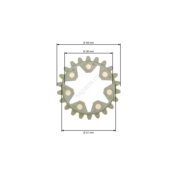 Ölpumpenrad für Kettensägen Stihl 038 042AV 048 MS380 MS381 (OEM 11196421501)
