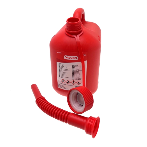 Oregon Benzinkanister mit Ausguss 5 L rot O42-970