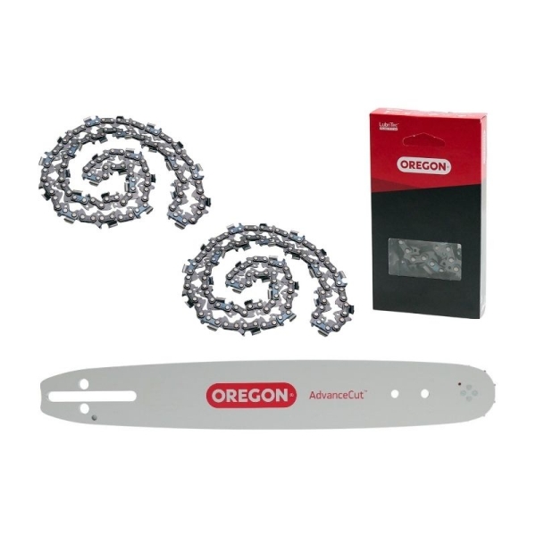 Oregon Combo Set Führungsschiene 33 cm + 2 x Sägekette für Kettensägen Husqvarna 55 242 257 345 357 435 450 Solo 639 941 950 Jonsered 2045 2152 2156 Dolmar 109 110 PS4600