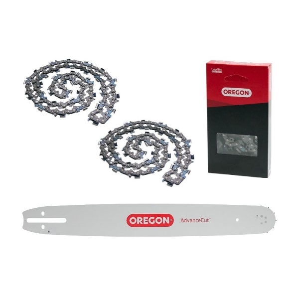 Oregon Combo Set Führungsschiene 45 cm + 2 x Sägekette für Kettensägen Husqvarna 160 260 266 268 272 365 371 562 570 Jonsered 630 2083 2186 Dolmar PS6400 PS7300