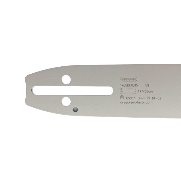 Oregon Führungsschiene 140SDEA095 14" (35cm) 3/8" .050" (1.3mm) + 2 x HS PARTS Sägekette 52 Glieder Vierkantzahn