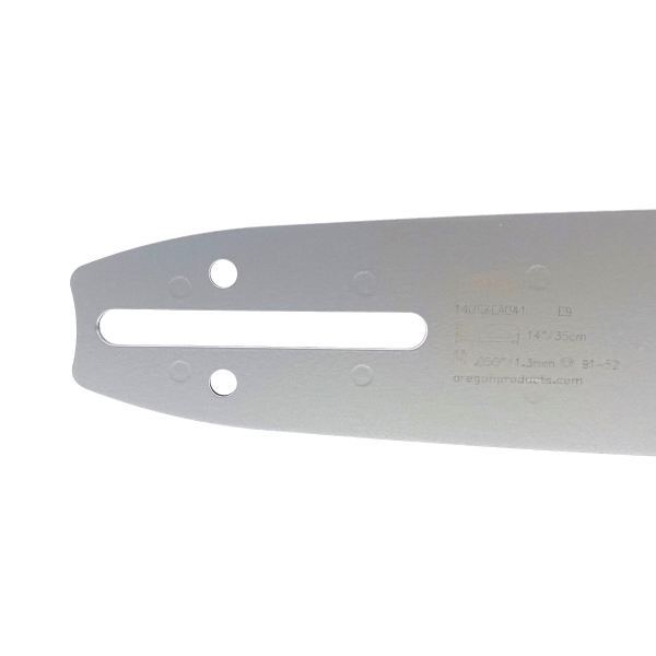 Oregon Führungsschiene 140SXEA041 14" (35 cm) 3/8" .050" (1,3 mm) + 2 x HS PARTS Sägekette 52 Glieder Vierkantzahn für Husqvarna 135 136 141 236 240 Partner 350 351 P420 P842